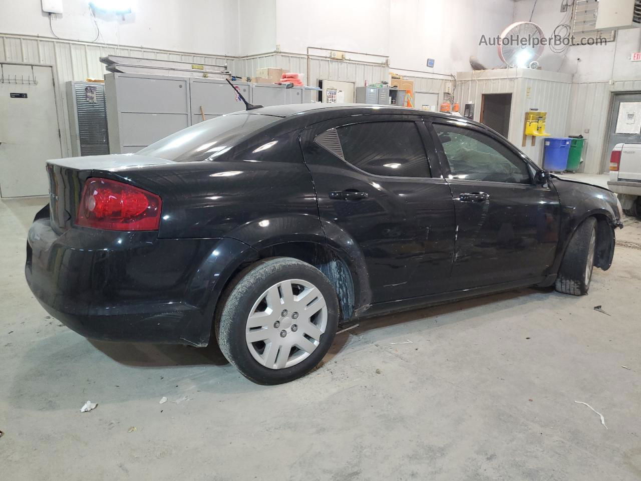 2014 Dodge Avenger Se Black vin: 1C3CDZAB0EN162084