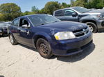 2014 Dodge Avenger Se Blue vin: 1C3CDZAB0EN166748