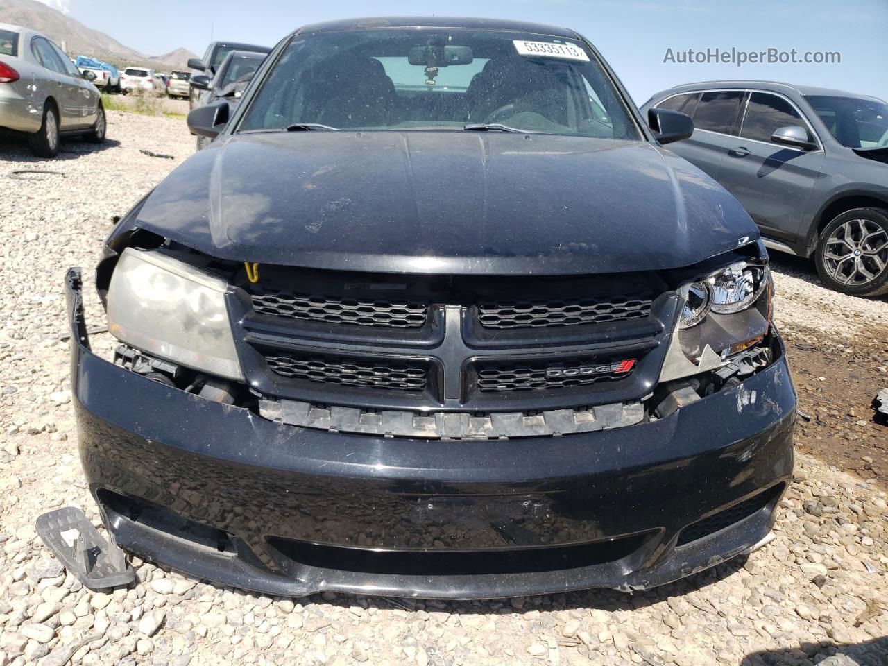 2014 Dodge Avenger Se Черный vin: 1C3CDZAB0EN167222