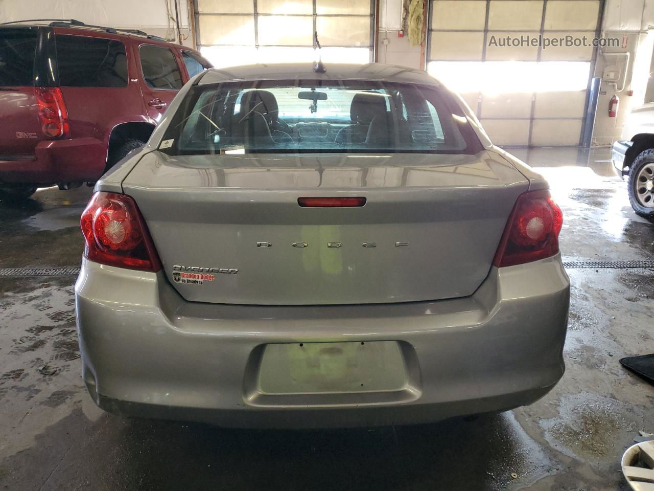 2014 Dodge Avenger Se Gray vin: 1C3CDZAB0EN173926