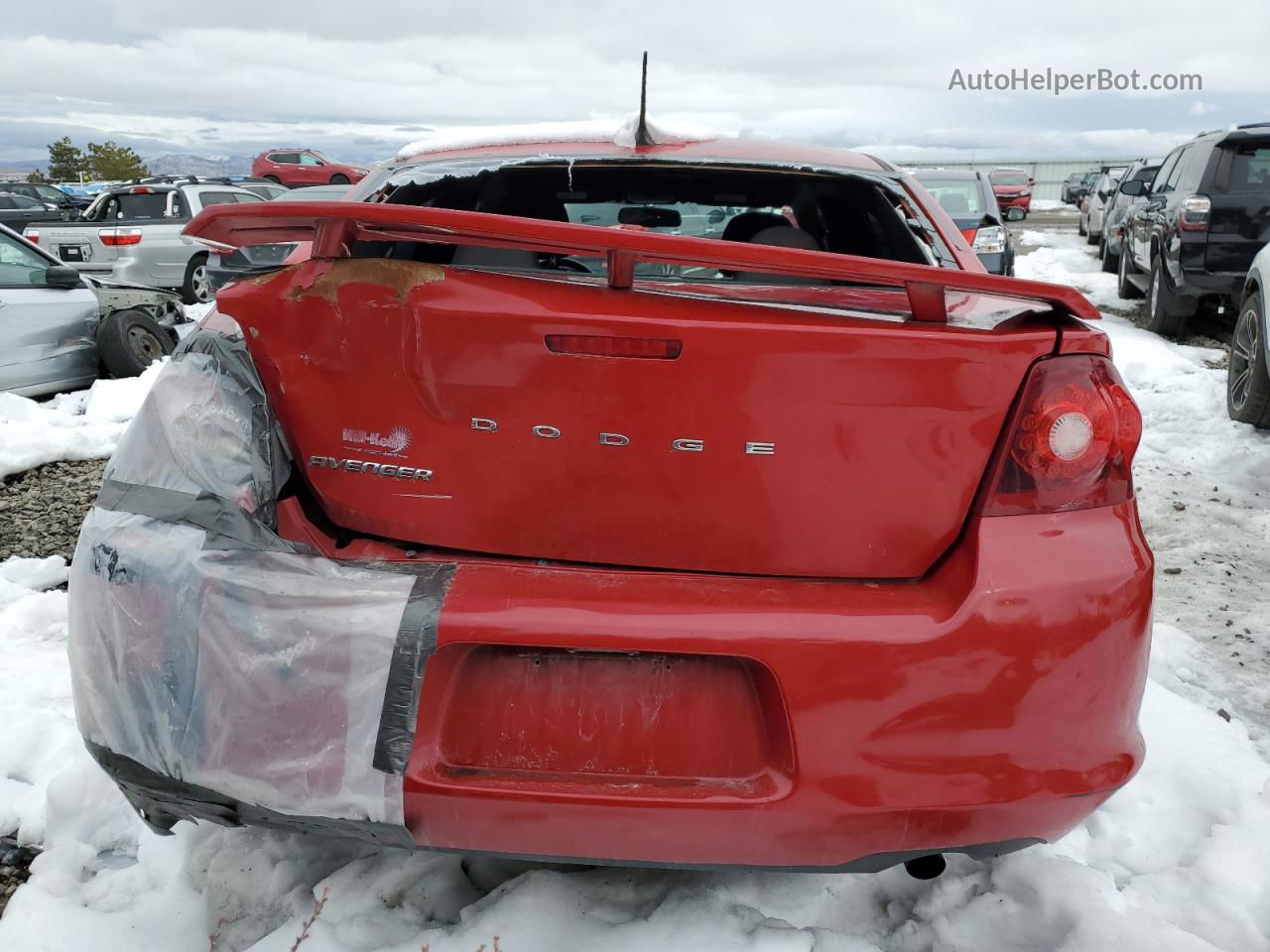 2014 Dodge Avenger Se Красный vin: 1C3CDZAB0EN188815