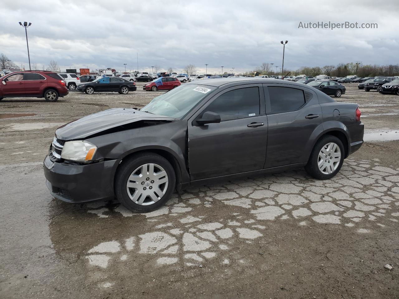 2014 Dodge Avenger Se Серый vin: 1C3CDZAB0EN201854