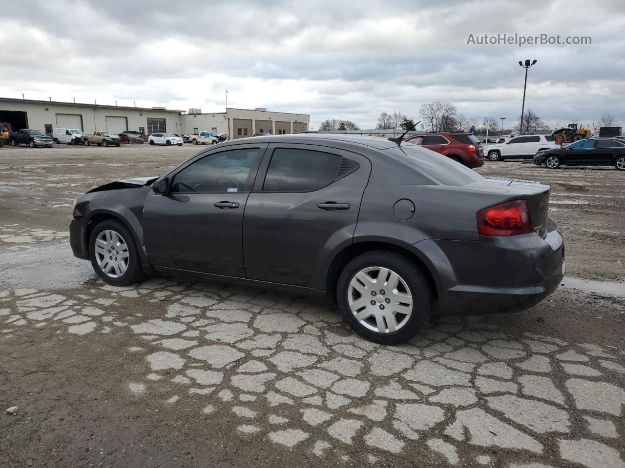 2014 Dodge Avenger Se Gray vin: 1C3CDZAB0EN201854