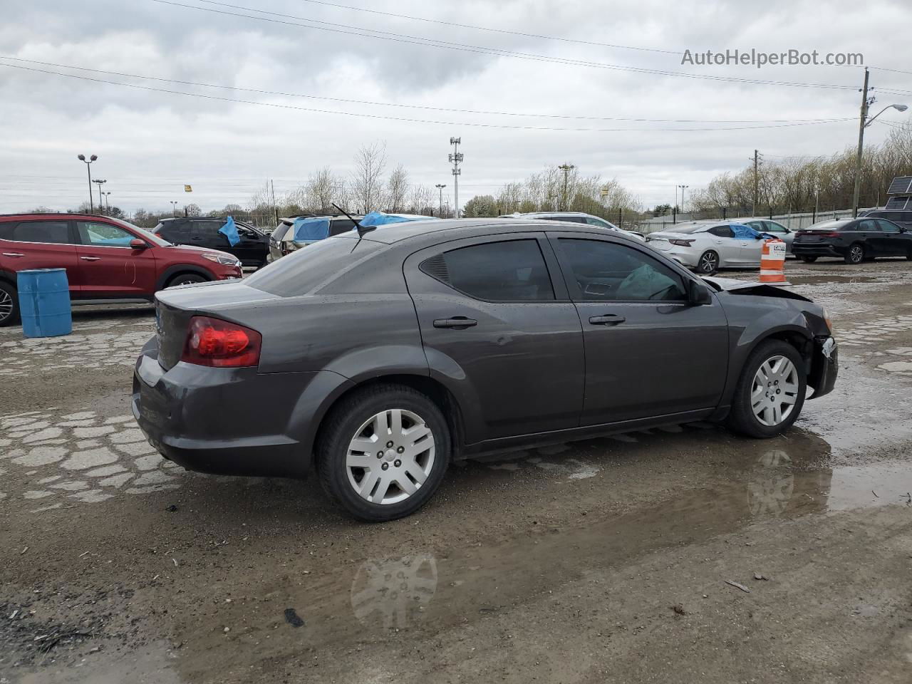 2014 Dodge Avenger Se Серый vin: 1C3CDZAB0EN201854