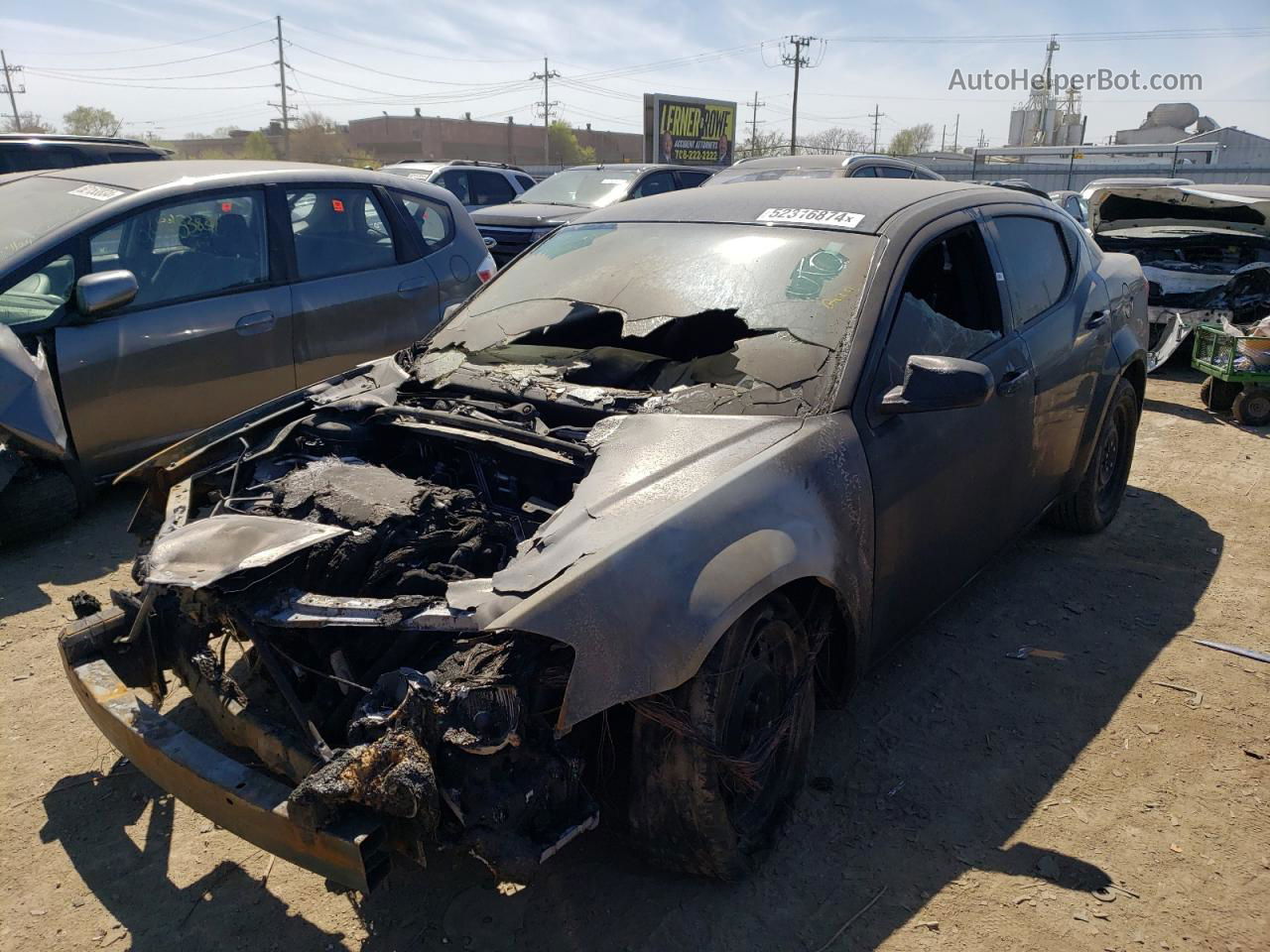 2014 Dodge Avenger Se Black vin: 1C3CDZAB1EN144404