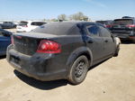 2014 Dodge Avenger Se Black vin: 1C3CDZAB1EN144404