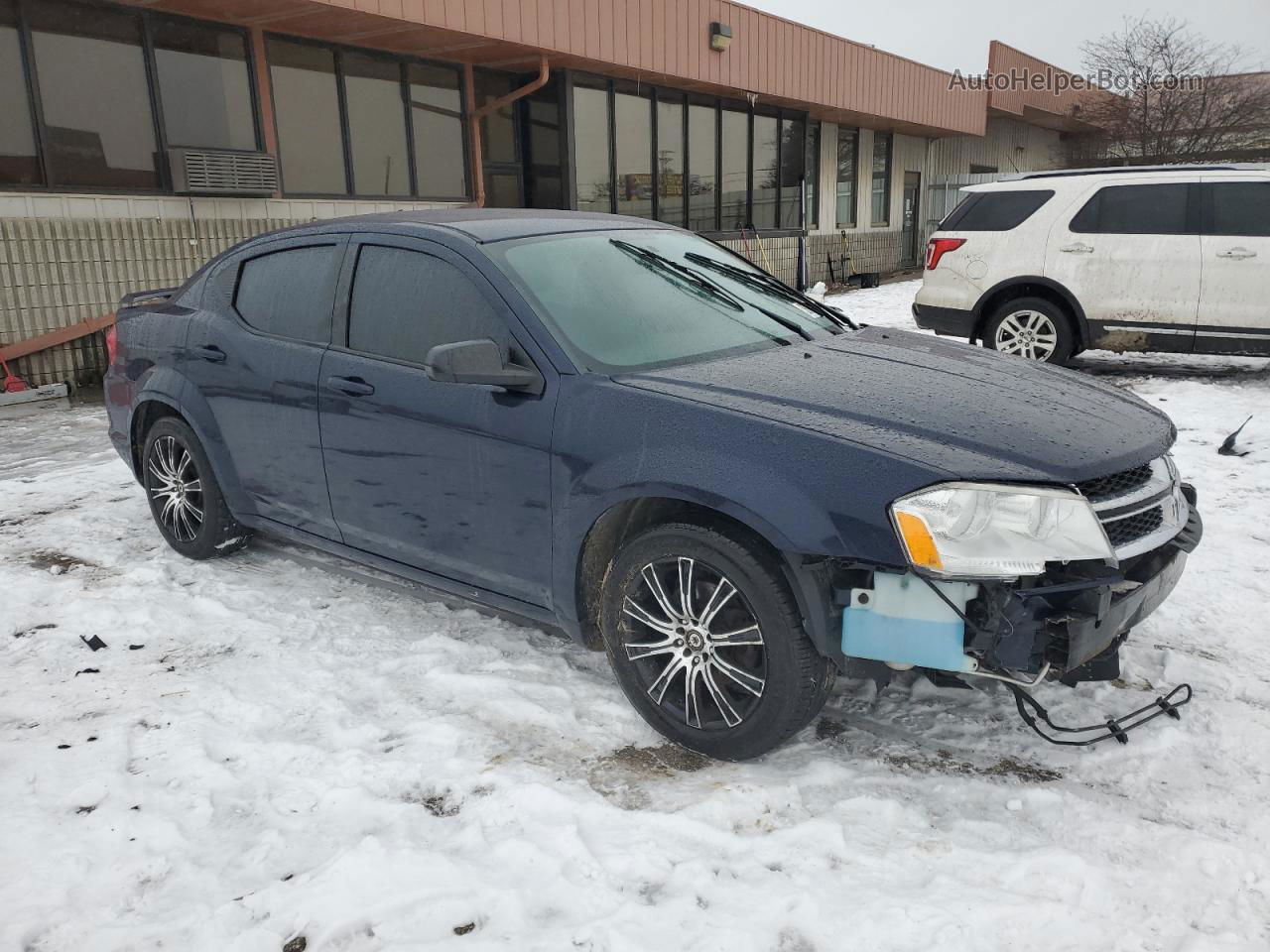 2014 Dodge Avenger Se Blue vin: 1C3CDZAB1EN160330