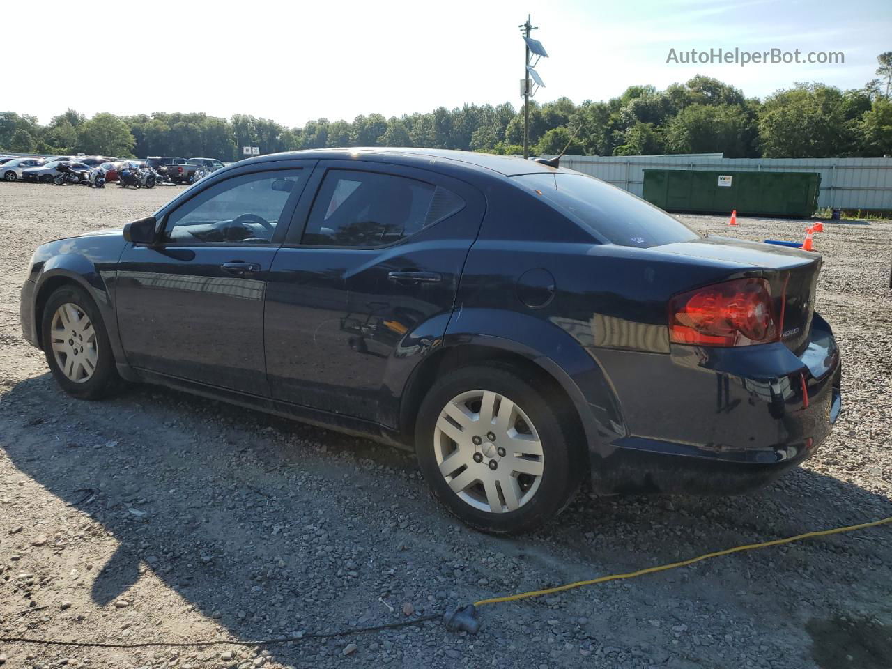 2014 Dodge Avenger Se Blue vin: 1C3CDZAB1EN160389