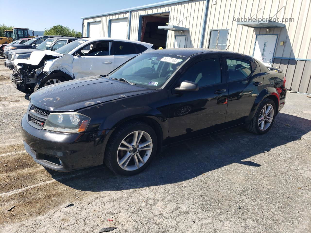 2014 Dodge Avenger Se Черный vin: 1C3CDZAB1EN161395