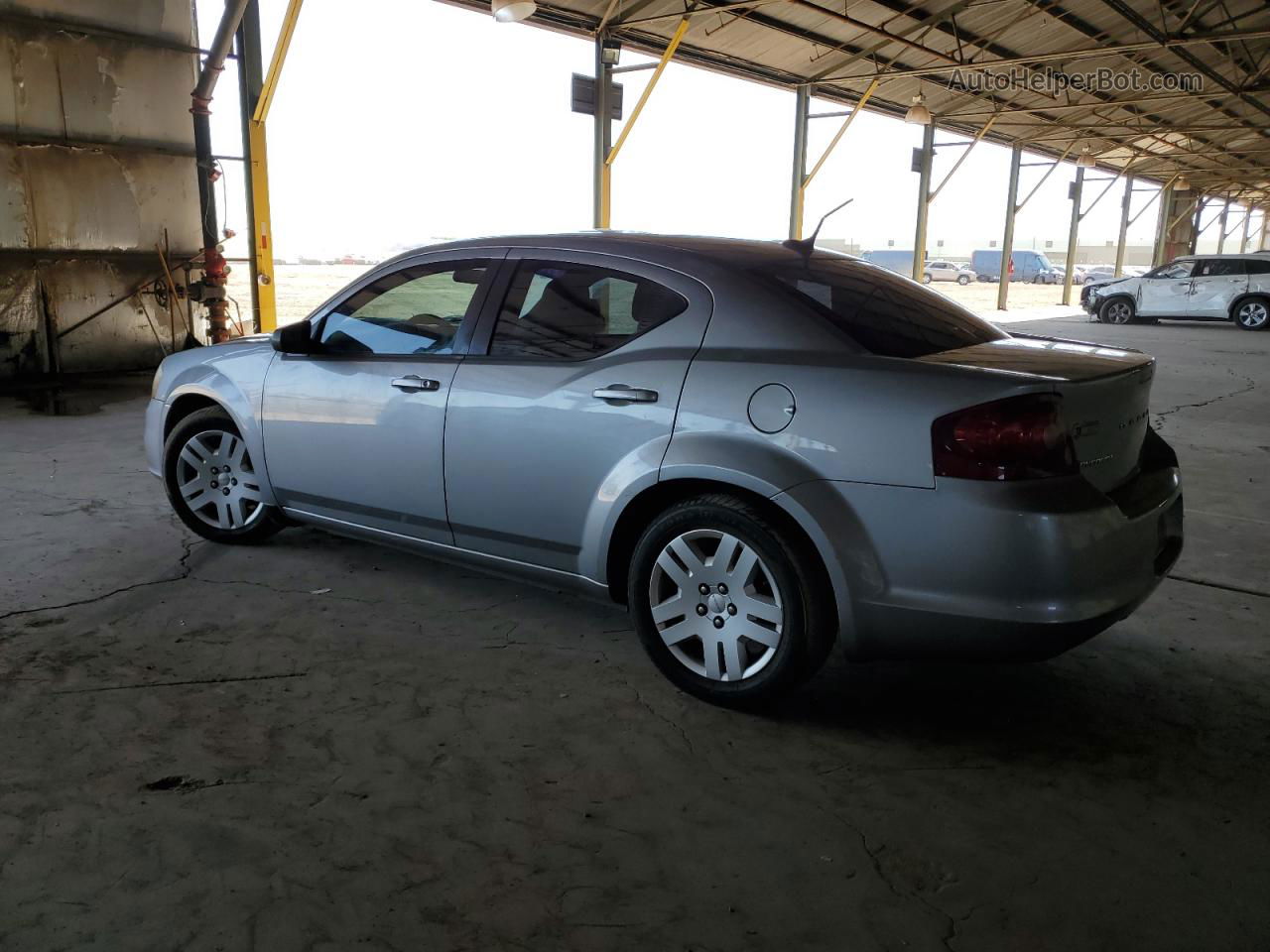 2014 Dodge Avenger Se Silver vin: 1C3CDZAB1EN169187