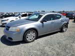 2014 Dodge Avenger Se Silver vin: 1C3CDZAB1EN169321