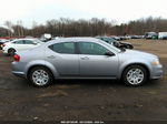 2014 Dodge Avenger Se Silver vin: 1C3CDZAB1EN216802