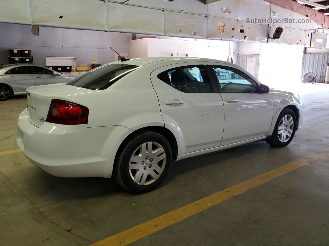 2014 Dodge Avenger Se White vin: 1C3CDZAB1EN216850