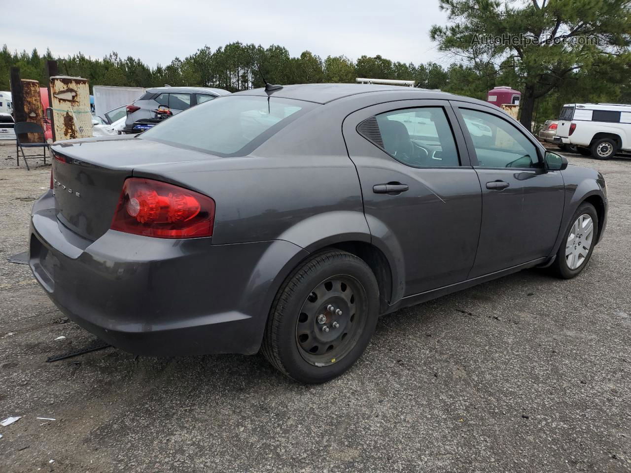 2014 Dodge Avenger Se Charcoal vin: 1C3CDZAB1EN219831