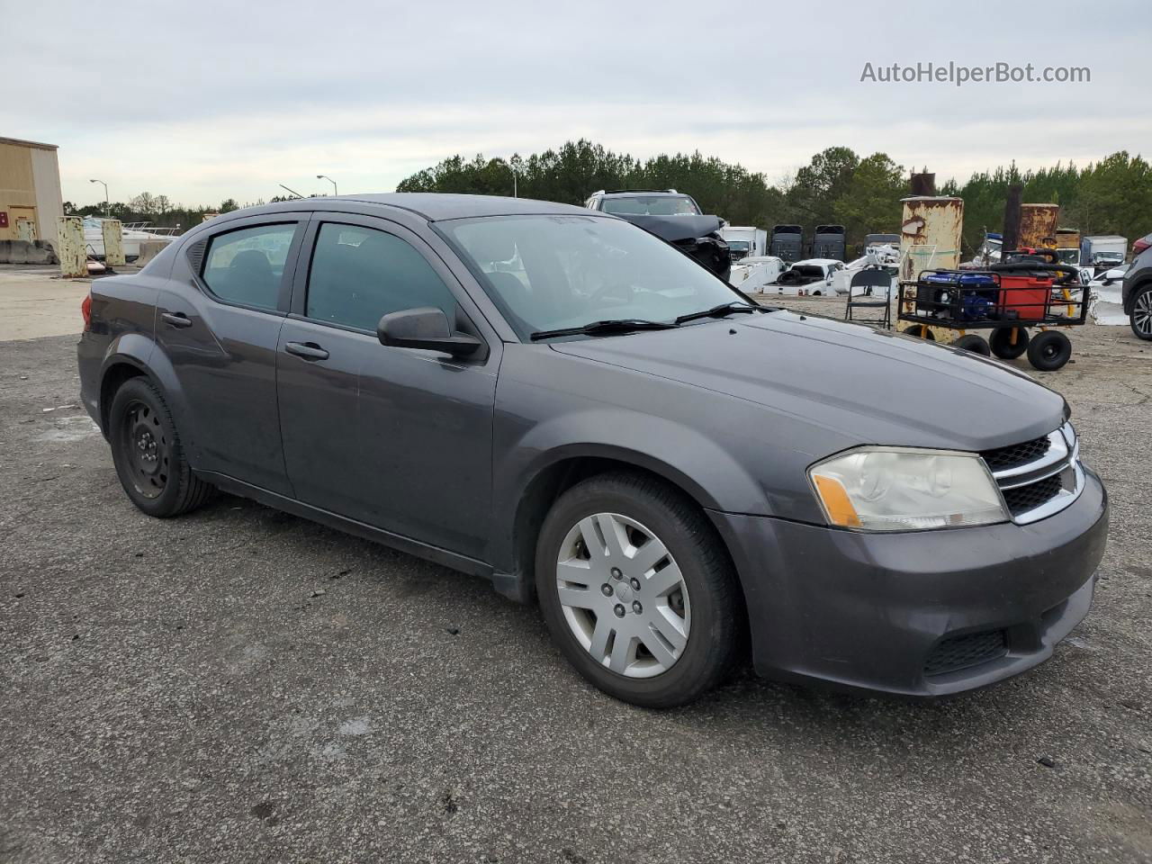 2014 Dodge Avenger Se Charcoal vin: 1C3CDZAB1EN219831