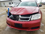 2014 Dodge Avenger Se Burgundy vin: 1C3CDZAB1EN227735