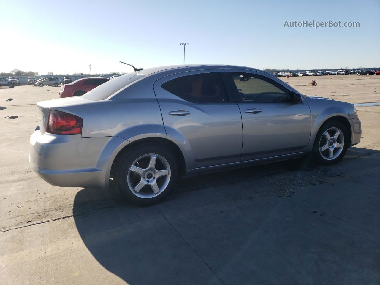 2014 Dodge Avenger Se Silver vin: 1C3CDZAB1EN228366