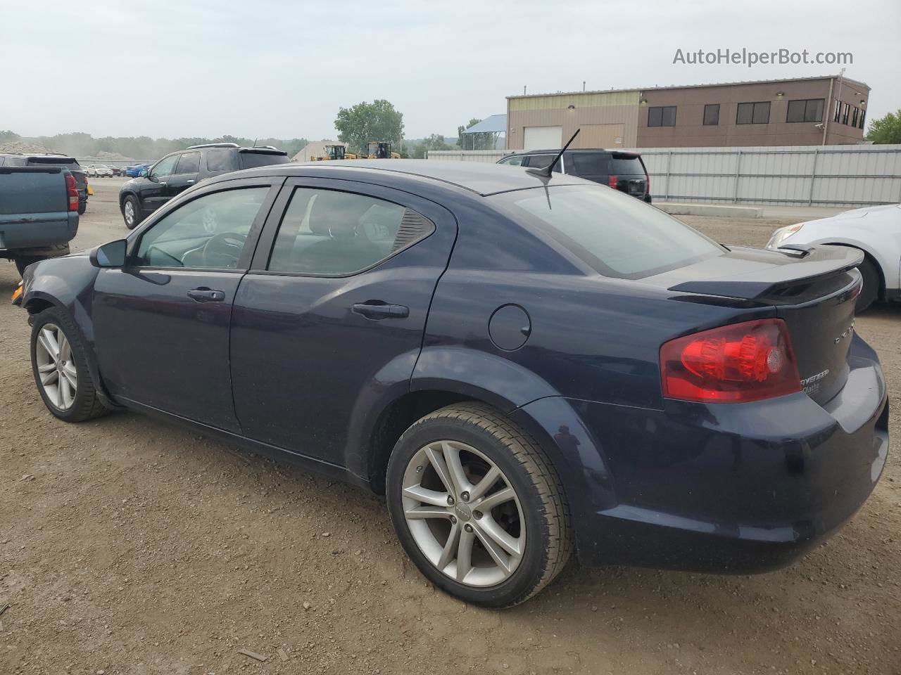 2014 Dodge Avenger Se Синий vin: 1C3CDZAB2EN110133