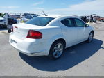 2014 Dodge Avenger Se White vin: 1C3CDZAB2EN111525