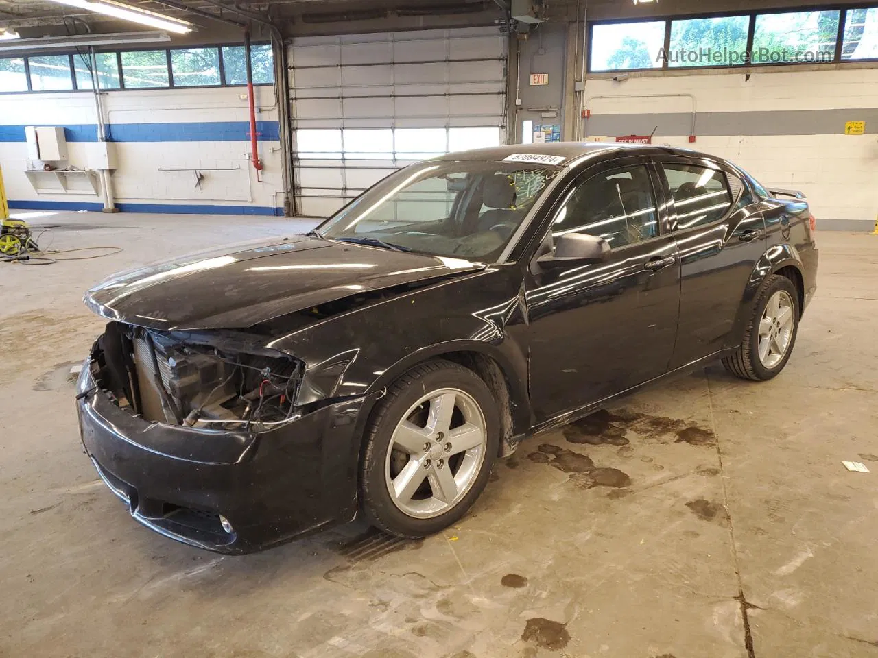 2014 Dodge Avenger Se Black vin: 1C3CDZAB2EN165438