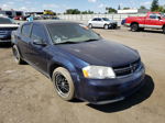 2014 Dodge Avenger Se Blue vin: 1C3CDZAB2EN184023