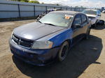 2014 Dodge Avenger Se Blue vin: 1C3CDZAB2EN184023