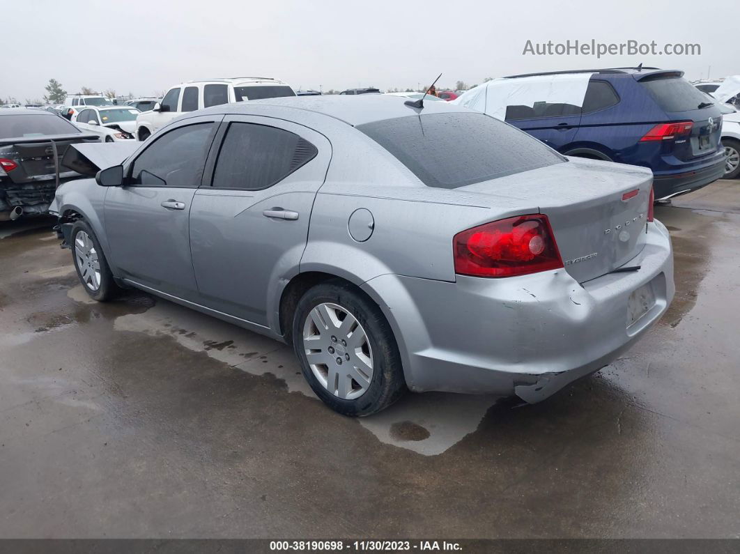 2014 Dodge Avenger Se Gray vin: 1C3CDZAB2EN184037