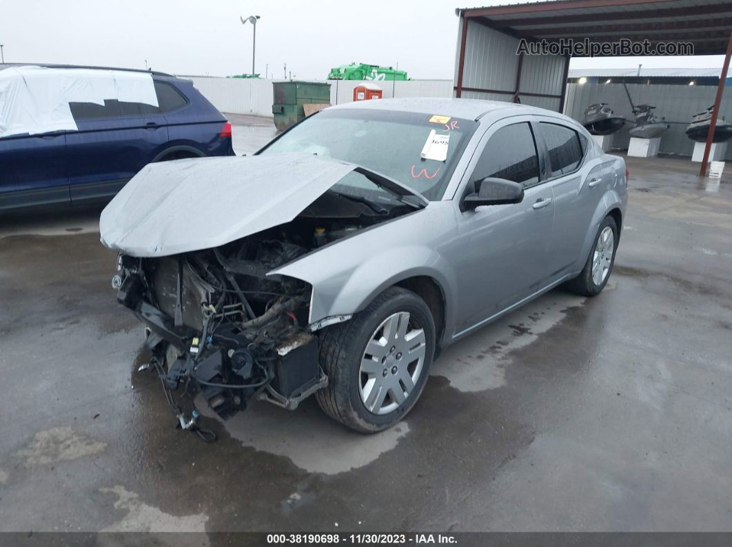 2014 Dodge Avenger Se Gray vin: 1C3CDZAB2EN184037