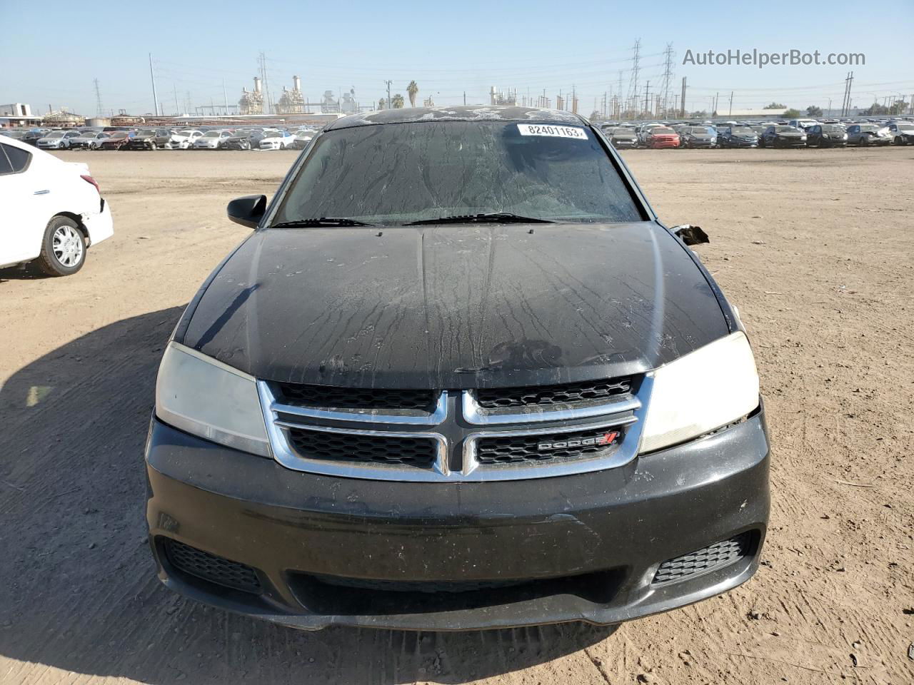 2014 Dodge Avenger Se Black vin: 1C3CDZAB2EN196009