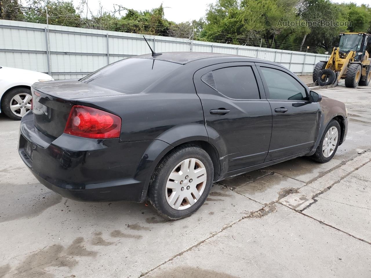 2014 Dodge Avenger Se Black vin: 1C3CDZAB2EN214590