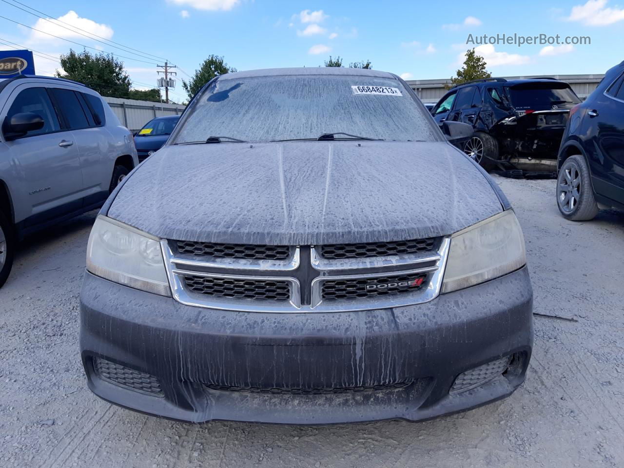 2014 Dodge Avenger Se Серый vin: 1C3CDZAB2EN225816