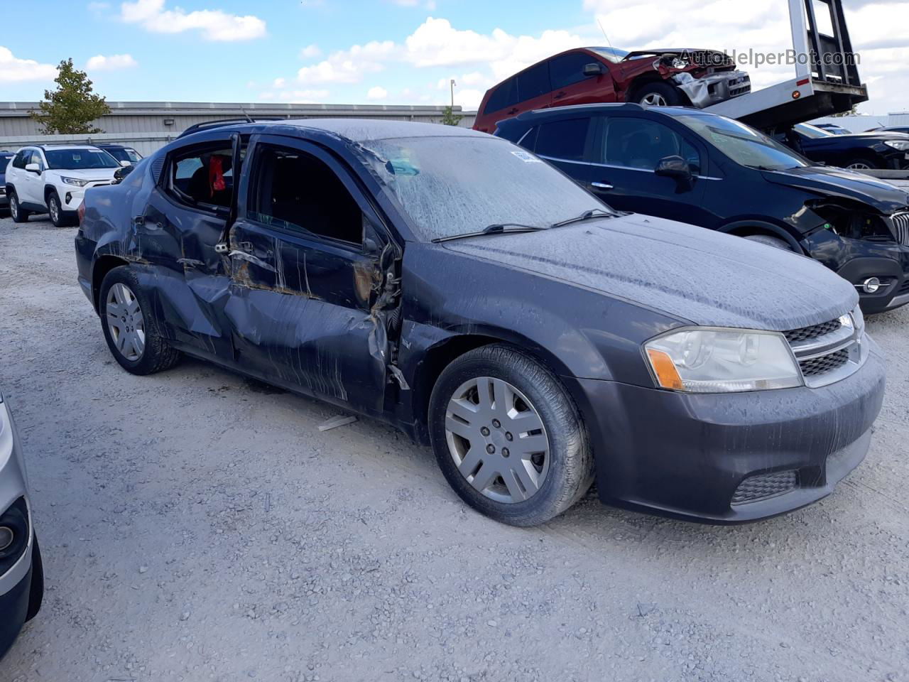 2014 Dodge Avenger Se Серый vin: 1C3CDZAB2EN225816