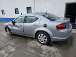 2014 Dodge Avenger Se Silver vin: 1C3CDZAB3EN113431