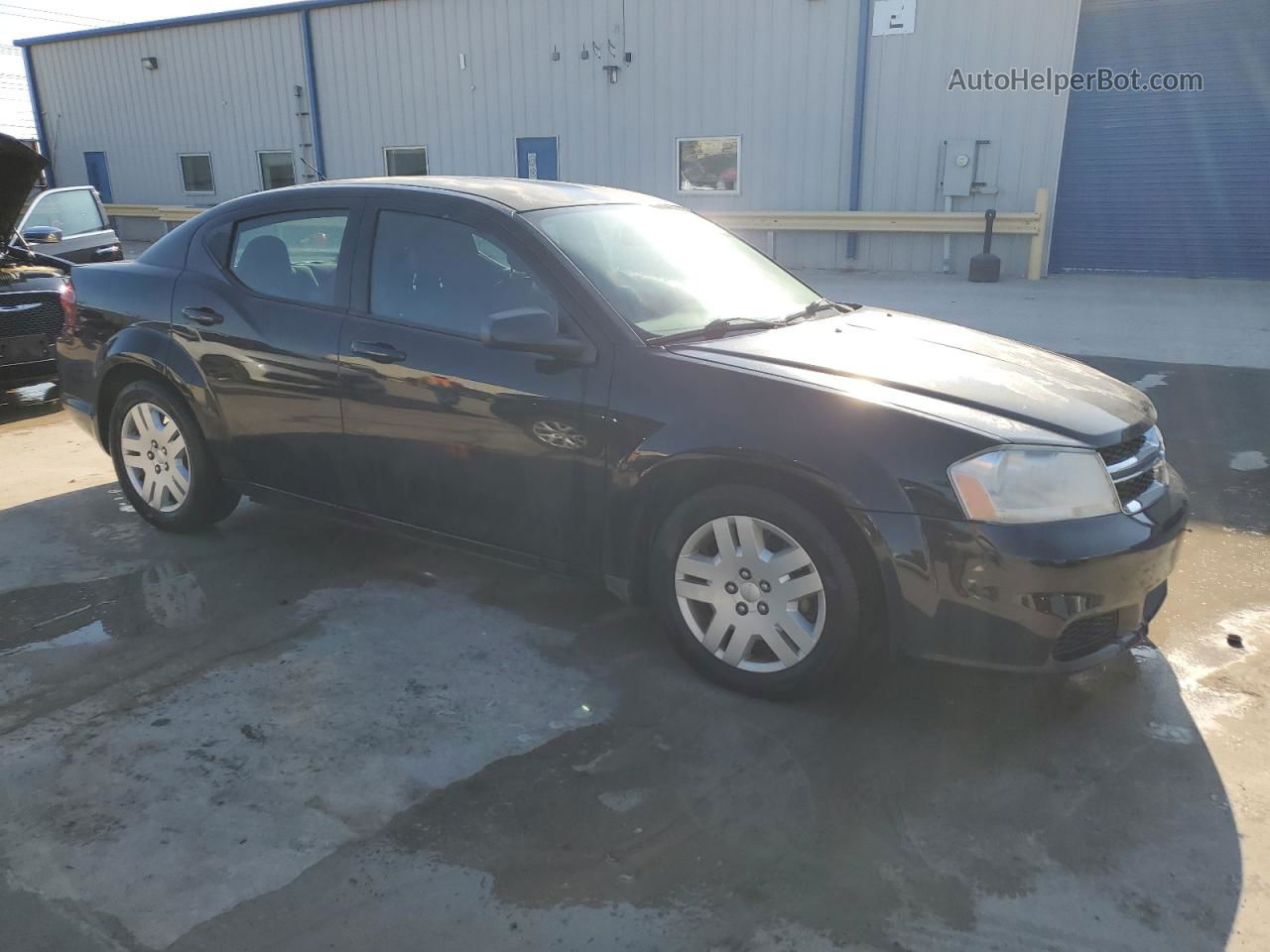 2014 Dodge Avenger Se Black vin: 1C3CDZAB3EN138247