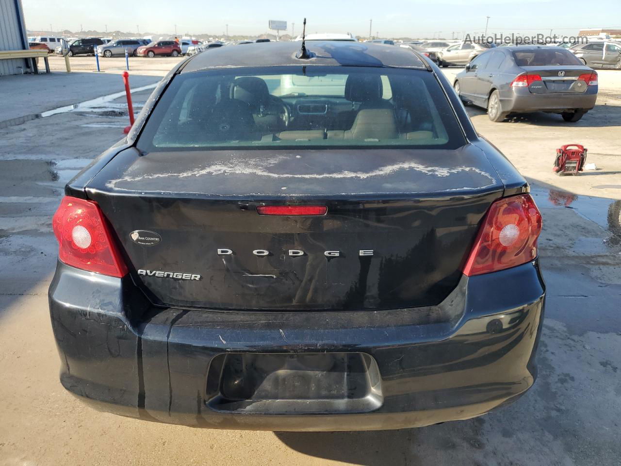 2014 Dodge Avenger Se Black vin: 1C3CDZAB3EN138247