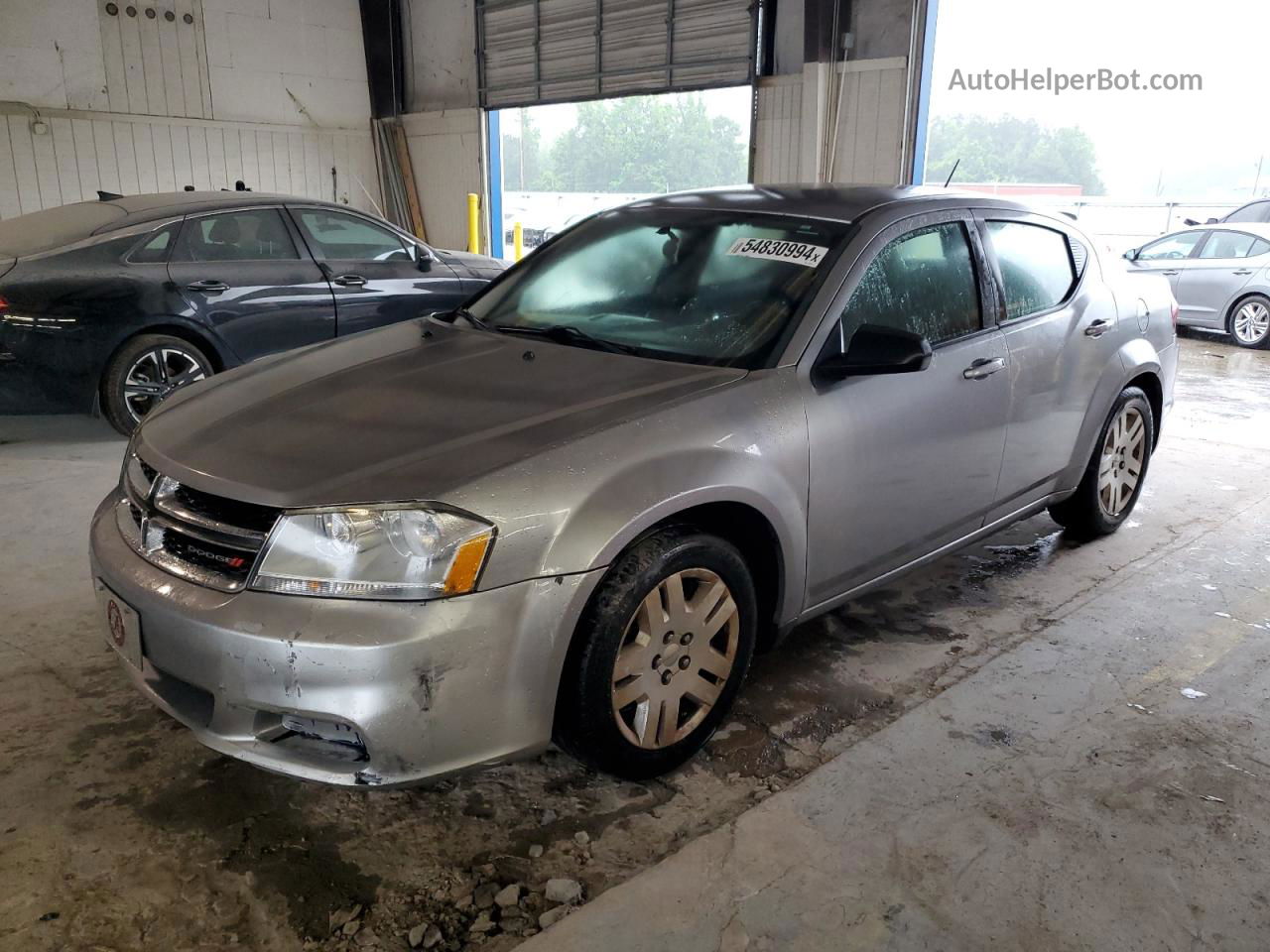 2014 Dodge Avenger Se Gray vin: 1C3CDZAB3EN144291