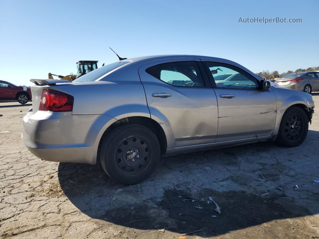 2014 Dodge Avenger Se Серебряный vin: 1C3CDZAB3EN144341