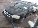 2014 Dodge Avenger Se Black vin: 1C3CDZAB3EN155789