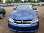 2014 Dodge Avenger Se Blue vin: 1C3CDZAB3EN162404