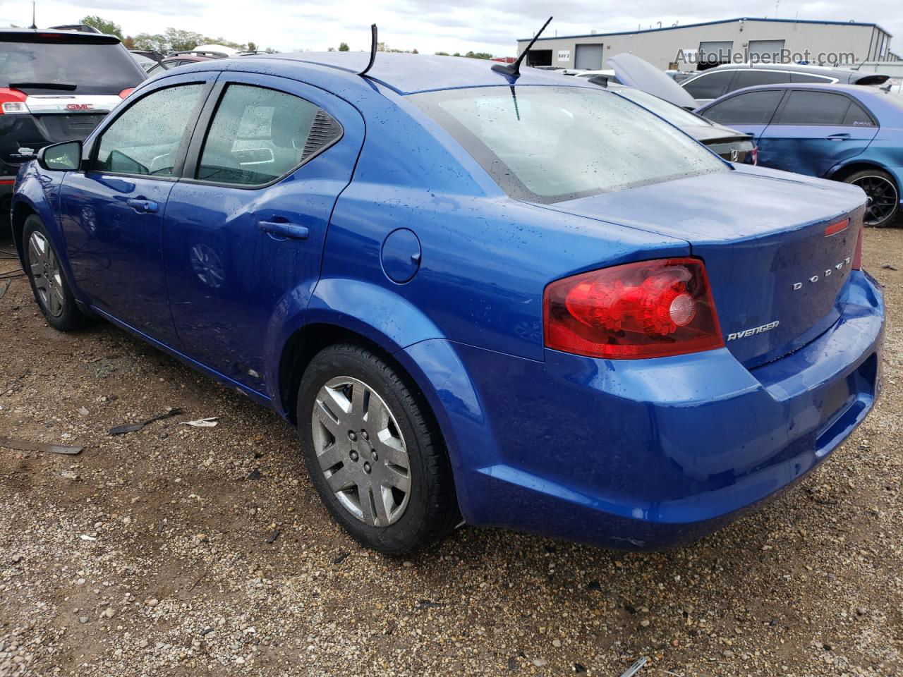 2014 Dodge Avenger Se Blue vin: 1C3CDZAB3EN162404