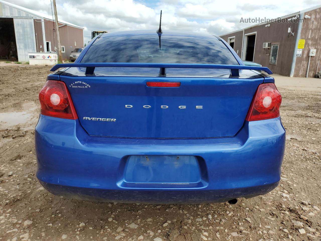 2014 Dodge Avenger Se Blue vin: 1C3CDZAB3EN167280