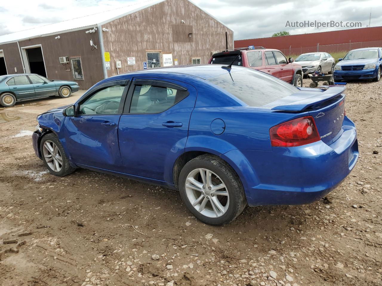 2014 Dodge Avenger Se Blue vin: 1C3CDZAB3EN167280