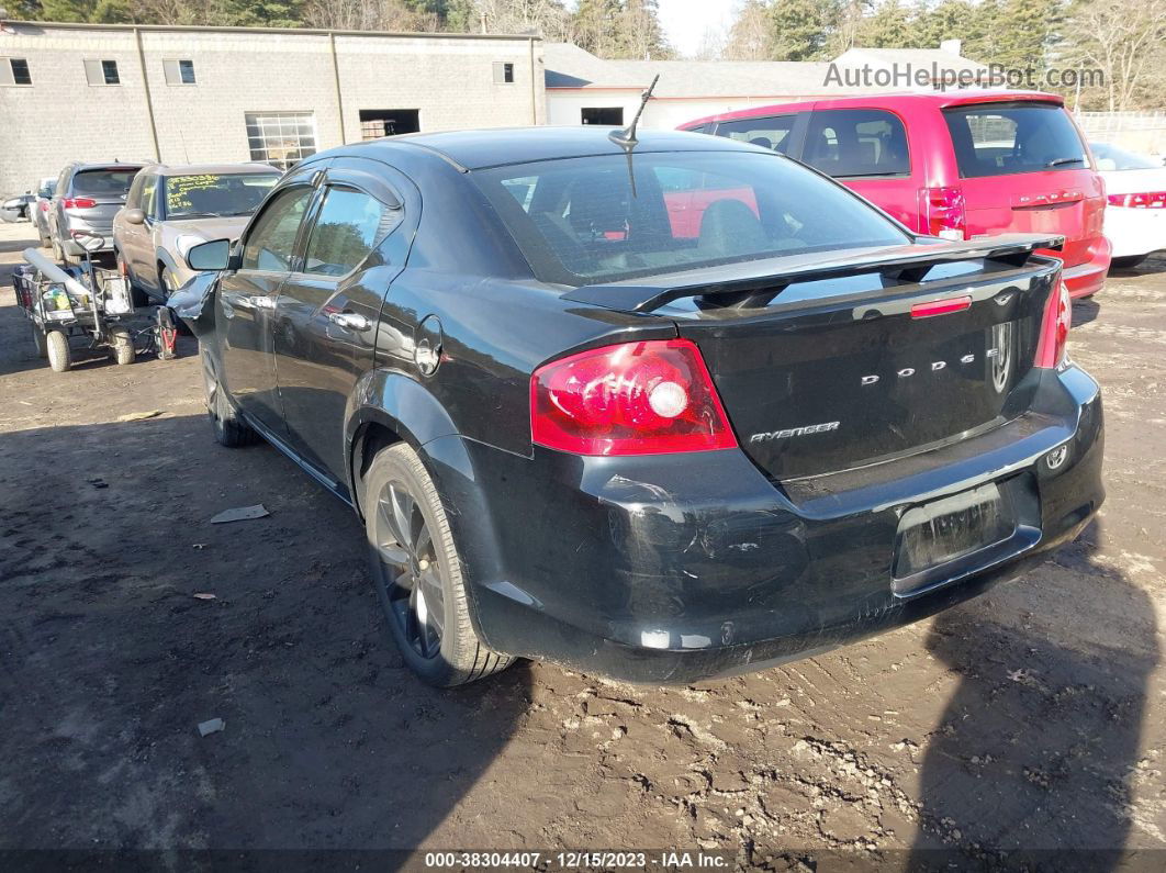 2014 Dodge Avenger Se Черный vin: 1C3CDZAB3EN174813