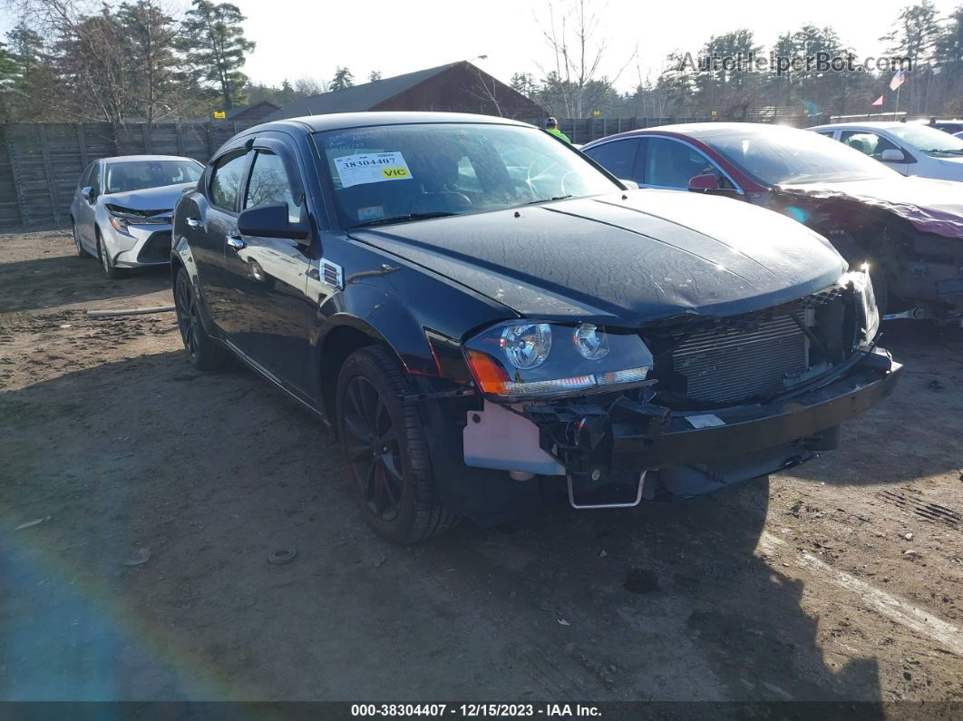 2014 Dodge Avenger Se Черный vin: 1C3CDZAB3EN174813