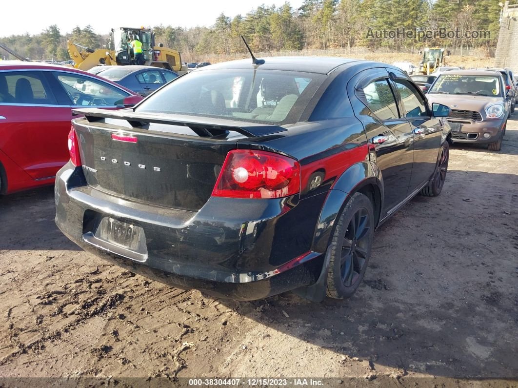 2014 Dodge Avenger Se Черный vin: 1C3CDZAB3EN174813