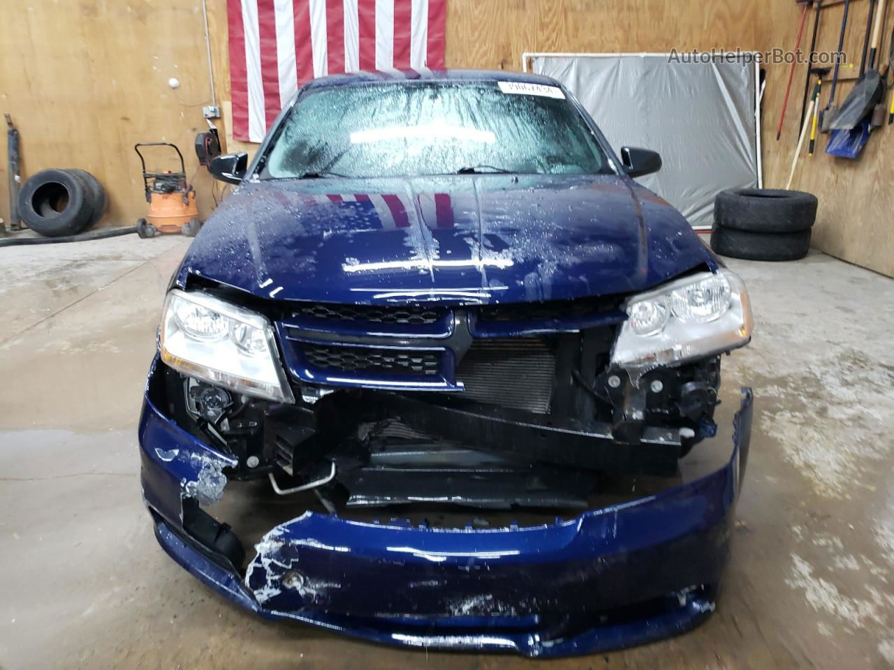 2014 Dodge Avenger Se Blue vin: 1C3CDZAB3EN182880