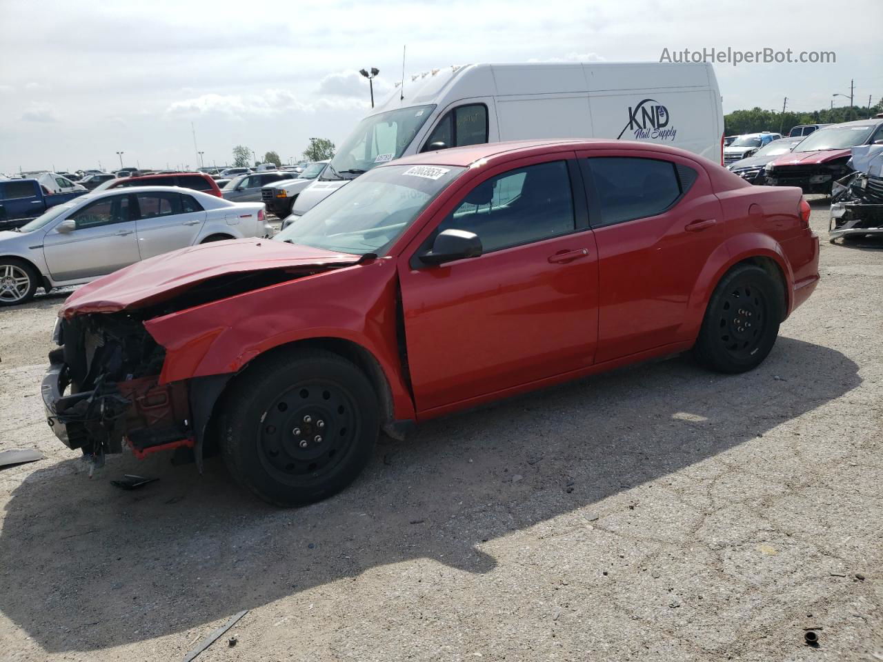 2014 Dodge Avenger Se White vin: 1C3CDZAB3EN189313