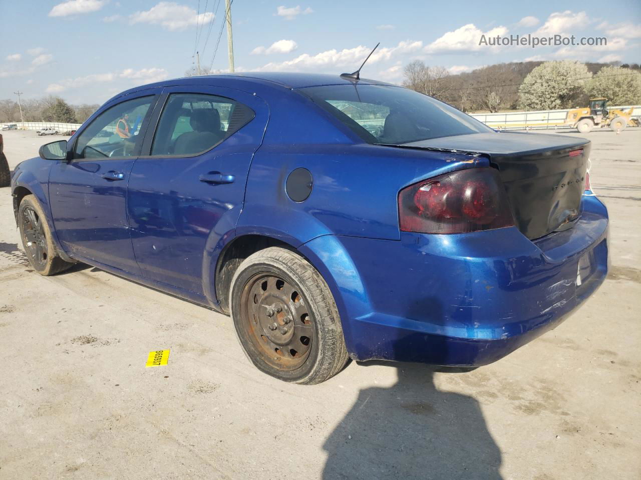 2014 Dodge Avenger Se Blue vin: 1C3CDZAB3EN218647