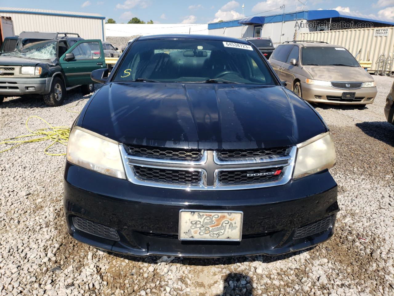 2014 Dodge Avenger Se Black vin: 1C3CDZAB3EN221323