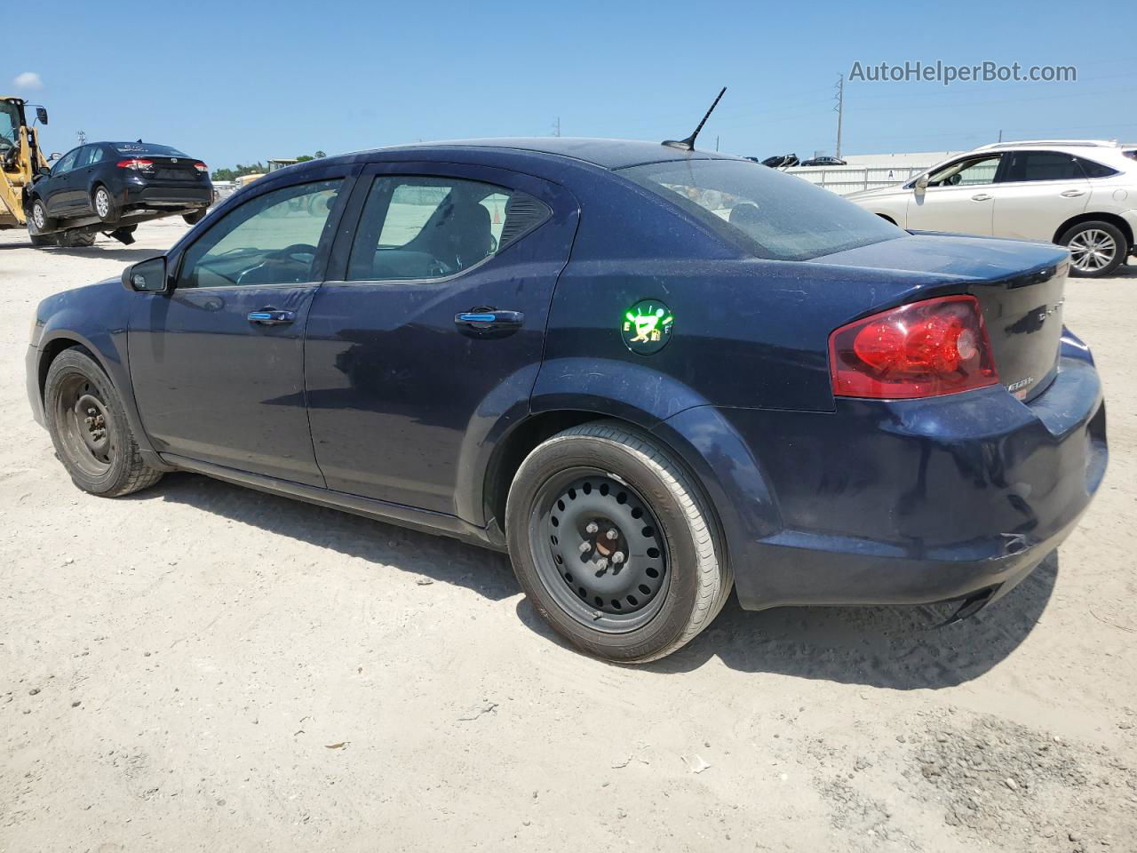 2014 Dodge Avenger Se Blue vin: 1C3CDZAB4EN144574